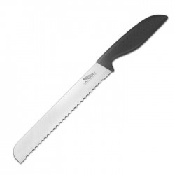 Нож Ладомир А1ВС20 д/хлеба 20см нерж черная бакелитовая руч