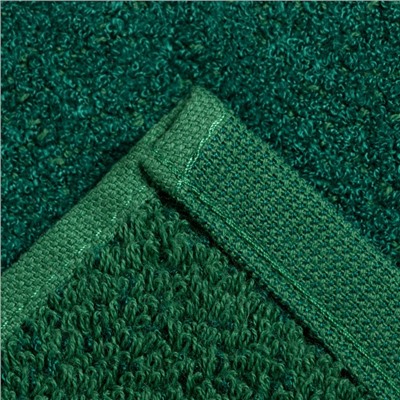Полотенце махровое Экономь и Я "Звёздочки" 30*60 см,цв.тёмно-зелёный,70% хл.,30% бамбук,340 г/м2 917