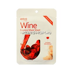 Маска La Miso c экстрактом красного вина, Корея Акция