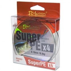 Леска плетеная Rubicon Super PE 4x 0,20мм 135м Yellow 490135YL-020