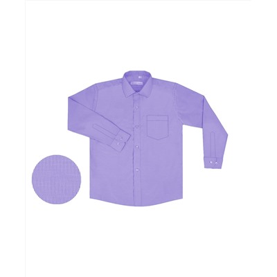 Комплект школьной формы с жилетом и сиреневой рубашкой 60114-22744