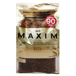 Натуральный растворимый кофе Gold Maxim AGF, Япония, 180 г Акция