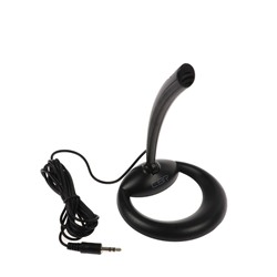 Микрофон компьютерный CBR CBM 022 Black, 50-13000 Гц, 14 Ом, 58 дБ, кабель 1.8 м, черный