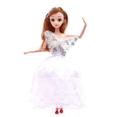 Кукла шарнирная «Эмма», в платье, МИКС