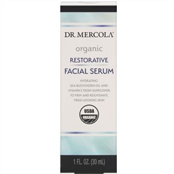 Dr. Mercola, Органическая восстанавливающая сыворотка для лица, 30 мл