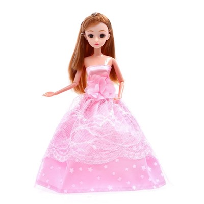 Кукла шарнирная «Эмма», в платье, МИКС
