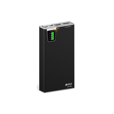 Мобильный аккумулятор Hiper MP15000 Li-Ion 15000mAh 2.1A+1A черный 2xUSB