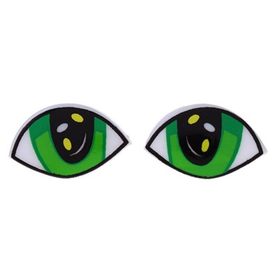 Глаза винтовые с заглушками, набор 4 шт., размер 1 шт. 2,5 × 1,5 см