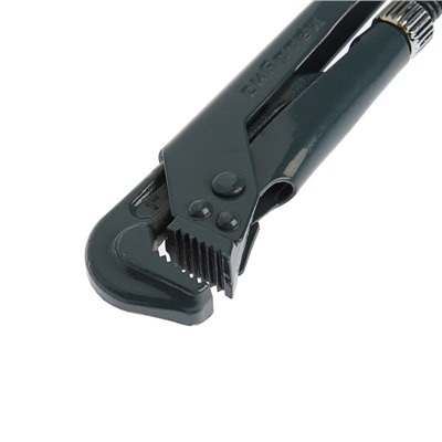 Ключ трубный "СИБРТЕХ", рычажный, №1, 10-35 мм, 90°, прямые губы
