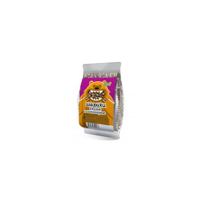 Завтраки сухие "Шарики ржаные и шоколадные" (пакет), 100г К 0488