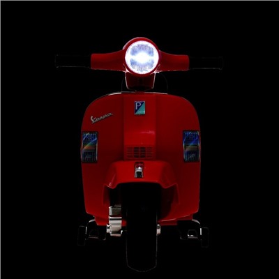 Электромотоцикл VESPA PX, цвет красный
