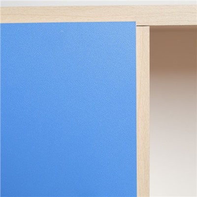 Шкаф «Алёнка», 810 × 1020 × 420, Дуб молочный/Синий