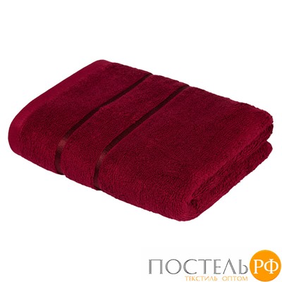 Полотенце 70x130 "Египетский хлопок" бордовый (Tibetial Red)