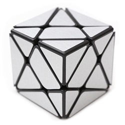Зеркальный Кубик Трансформер Серебро