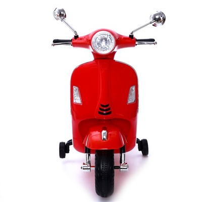 Электромотоцикл «Скутер», цвет красный