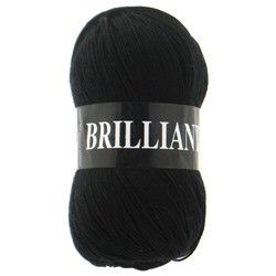 Vita. Бриллиант (Brilliant) пряжа для ручного вязания  (4952 черный) 562694 МТ