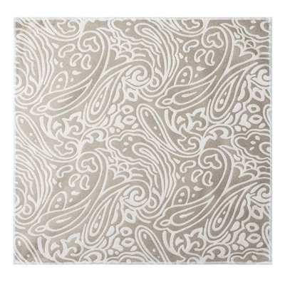 Полотенце микрофибра «Доляна», цвет серый, размер 40х40 см, п/э