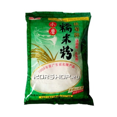 Рисовая мука из клейкого риса (чапсаль кару) QUI JU, Китай 400 г