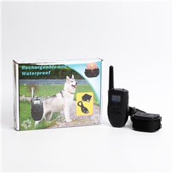 Электронный ошейник 183 для собак, дрессировочный, водонепроницаемый, до 300 м