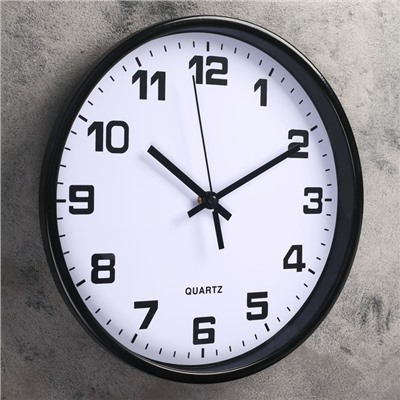 Часы настенные, серия: Классика, "Кальи", дискретный ход, d=27.5 см, 30 х 30 см