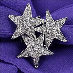 Кольцо для платка "Три звезды"