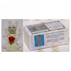 Набор для вязания игрушки "Фея с сердечком Любава", размер 15*13 698513 МТ