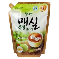 Средство для мытья посуды, фруктов, овощей Сhamgreen с японским абрикосом м/у, Корея, 1 л