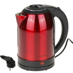 Чайник электрический GELBERK GL-336, 2000 Вт, 2 л, красный