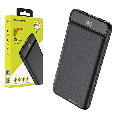 Портативный аккумулятор BOROFONE BT29 10000 mAh (черный)