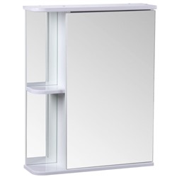 Зеркало-шкаф "Тура", с двумя полками, 55 х 15,4 х 70 см