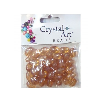 Crystal Art. Бусины стеклянные 11036/C-102A  9х12 мм, OV Plain Luster 50г 685382 МТ