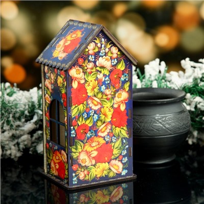 Чайный домик  «Крыска в цветах», 9,5×9,5×20 см