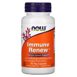 Now Foods, Immune Renew, добавка для поддержки иммунитета, 90 растительных капсул