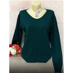 Пуловер женский однотонный (one size 50-56) арт. 887618