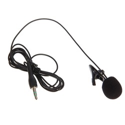 Микрофон RITMIX RCM-101, в комплекте держатель-клипса, разъем 3.5мм, кабель 1.2м