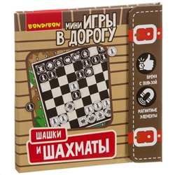 Bondibon  Настольная игра Шашки и шахматы ВВ3413