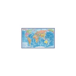 Карта Мир Политический 1:32М 101х70 /Глобен/КН025