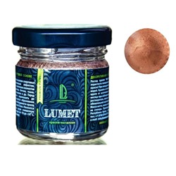 Краска органическая - жидкая поталь Luxart Lumet, 33 г, металлик (медь) «Вечерняя Ялта», спиртовая основа, повышенное содержание пигмента, в стеклянной банке