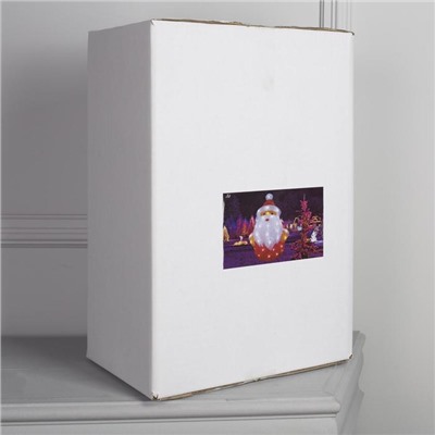Светодиодная фигура «Дед Мороз» 33 × 47 × 20 см, акрил, 40 LED, 220 В, свечение белое