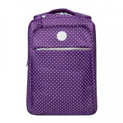 Рюкзак молодёжный, 2 отдела на молниях, наружный карман, цвет фиолетовый