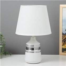 Настольная лампа 16501/1 E14 40Вт бело-хромовый 20х20х32 см