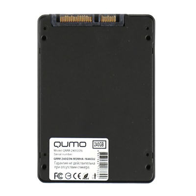 Накопитель SSD Qumo Novation MT QMT-240GSU, SATA III, 240 Гб, TLC