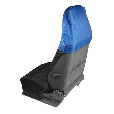 Накидка на переднее сиденье автомобиля, черно-синий, набор 2 шт