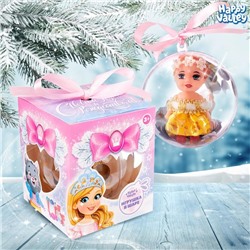Куколка в шаре «С Новым годом и Рождеством!», цвета МИКС