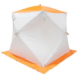 Палатка МrFisher 170 ST, цвет белый/оранжевый, в упаковке, без чехла