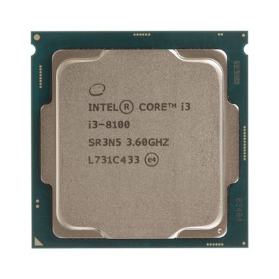 Процессор Intel Original Core i3 8100 Soc-1151v2, 3.6GHz/Intel UHD Graphics 630 OEM