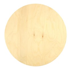 Планшет деревянный, круглый, диаметр 40 см, толщина 2 см, фанера