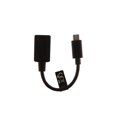 OTG кабель Trust 20967, Type-C(m)-USB3.1(f), 0.12 м, черный