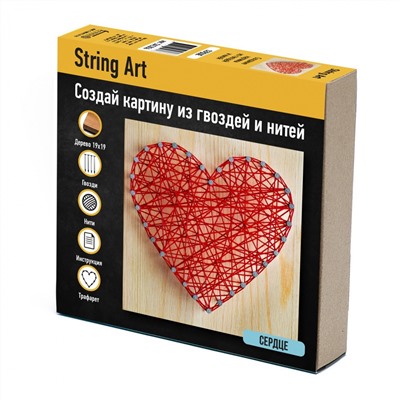 Стринг арт STRING ART LAB SAC006 Сердце