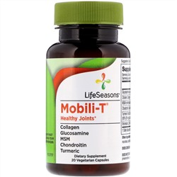 LifeSeasons, Здоровые суставы Mobili-T, 20 вегетарианских капсул